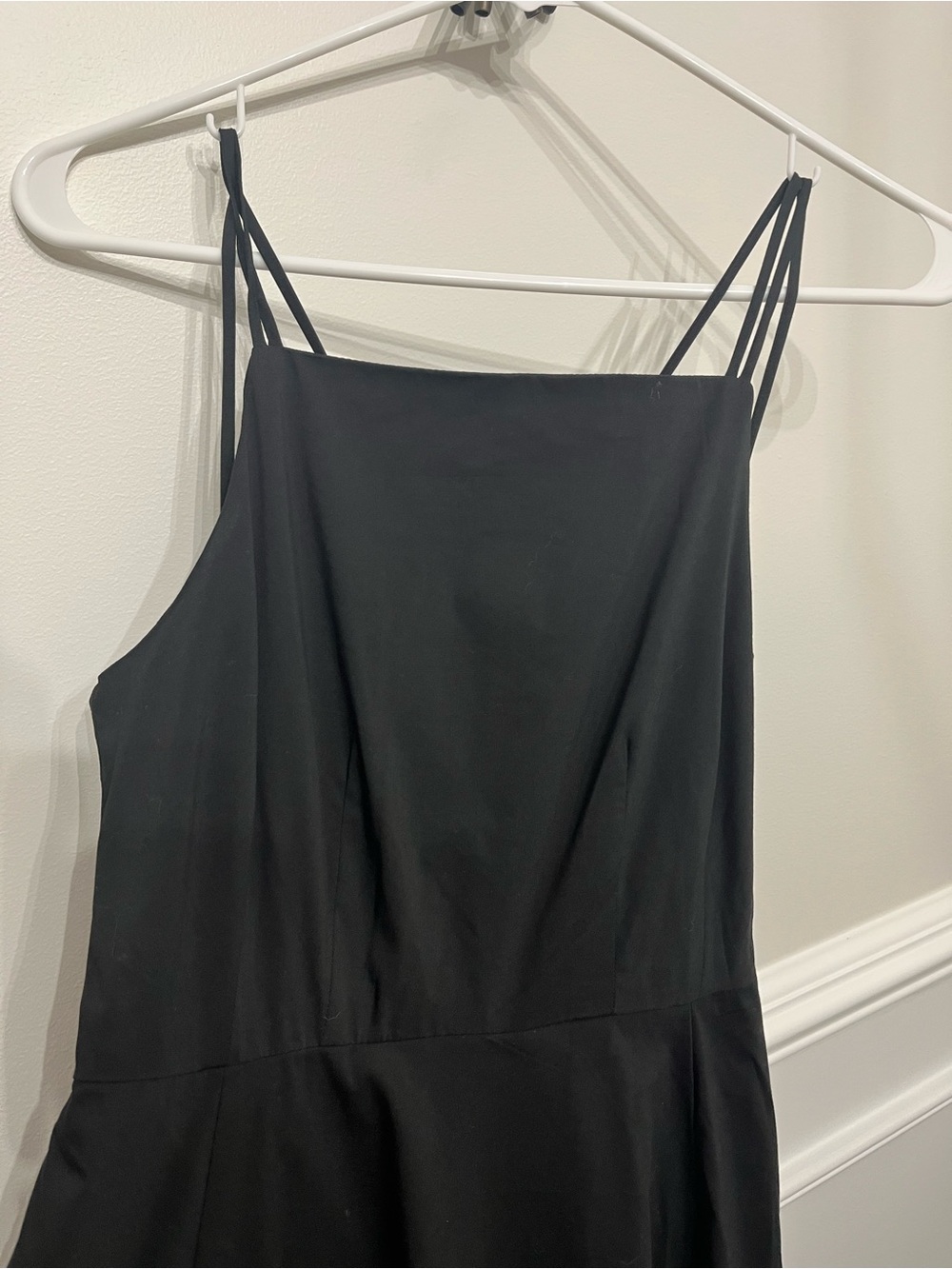 Joie Black Midi Dress Size 2 NWT Elegant Spaghetti Strap - Picture 6 of 10